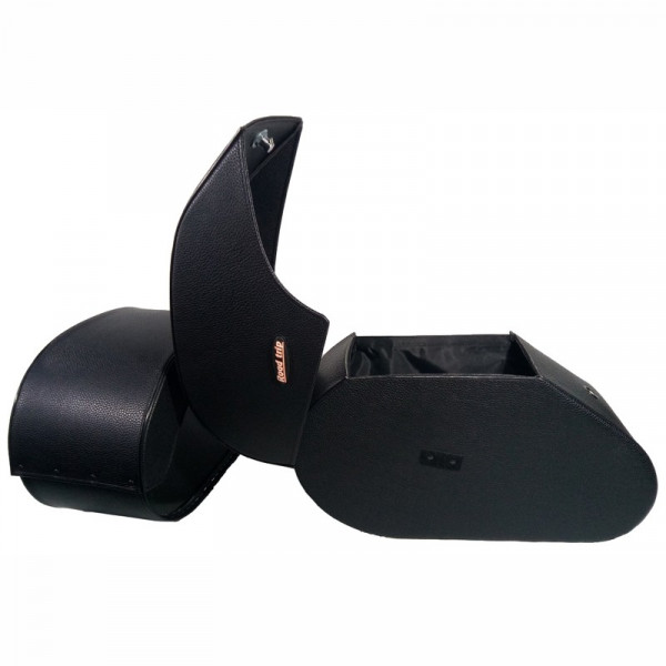 Кофры боковые кофры Roadtripmoto Fab-VB (с креплениями) пластиковые, цвет Черный