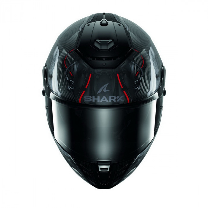 Мотошлем SHARK SPARTAN RS CARBON XBOT, цвет Карбон/Черный/Красный, Размер L