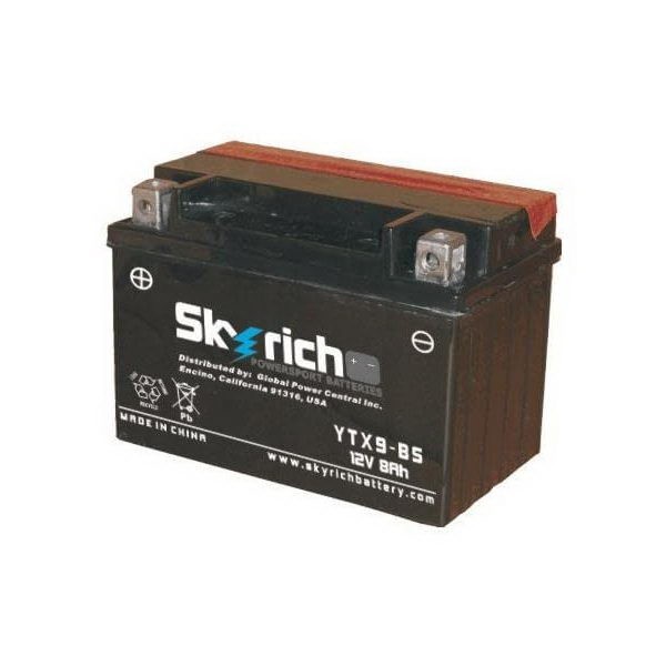 Мото аккумулятор YTX9-BS 12В 9 А/ч MF