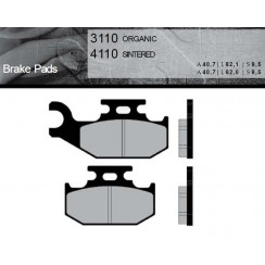 Тормозные колодки Brenta FT 3110 Organic