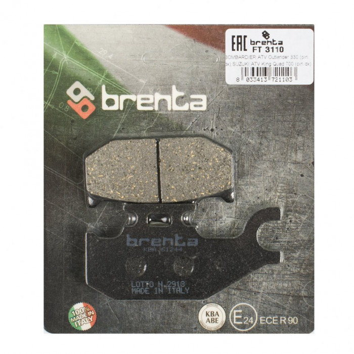 Тормозные колодки Brenta FT 3110 Organic