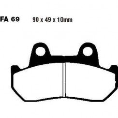 Тормозные колодки EBC FA069HH DOUBLE H Sintered