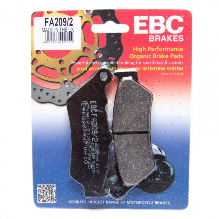 Тормозные колодки EBC FA209/2