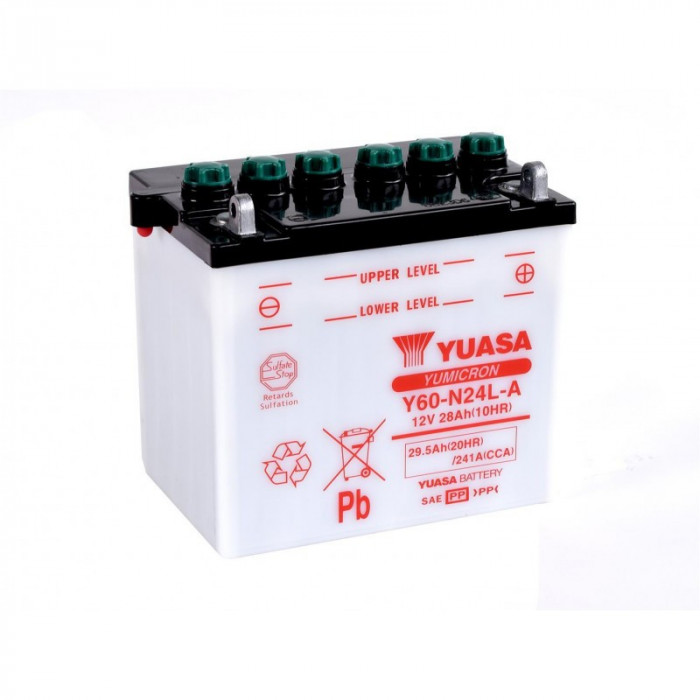 Мото аккумулятор YUASA Y60-N24L-A