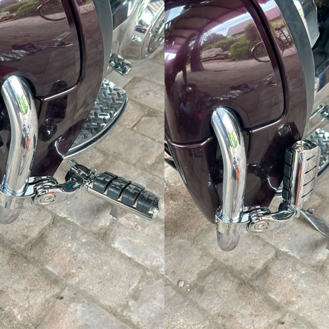 Регулируемые подножки на дуги Flat Foot Pegs 360