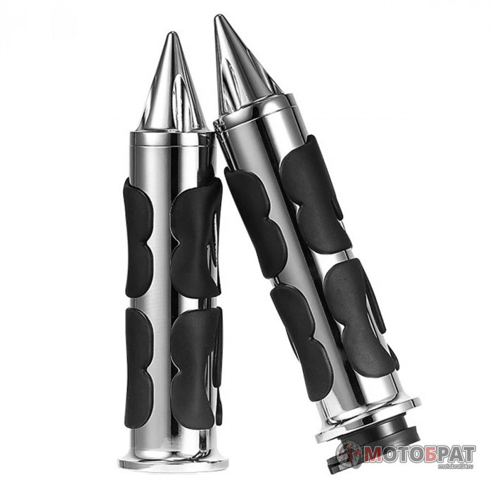 Ручки руля Flame Chrome Spike — воплощение стиля и комфорта для вашего мотоцикла