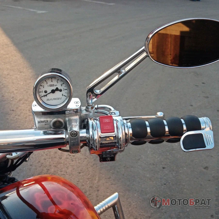 Ручки руля Iron Horse Chrome Cruise — воплощение стиля и комфорта для вашего мотоцикла