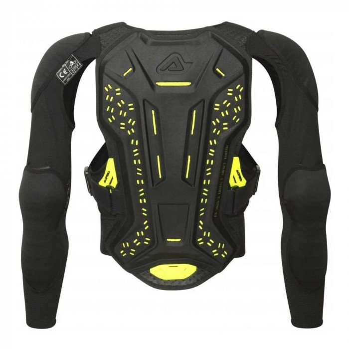 Защита тела (Черепаха) Acerbis PLASMA LEVEL 2, чёрный, жёлтый, L/XL