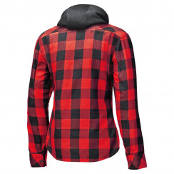 Моторубашка женская HELD Lumberjack II текстиль, цвет Черный/Красный