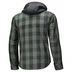 Моторубашка HELD Lumberjack II текстиль, цвет Черный/Зеленый