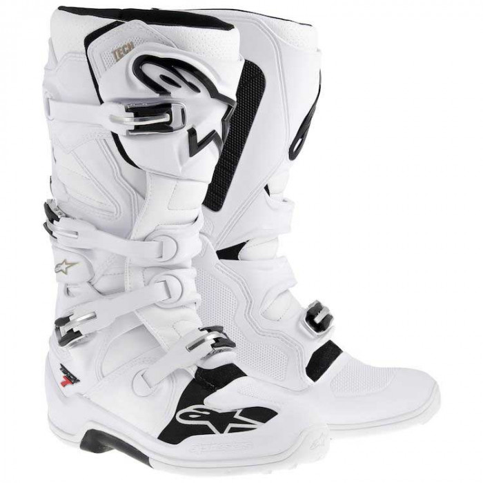 Мотоботы Alpinestars TECH 7, белый, размер 12