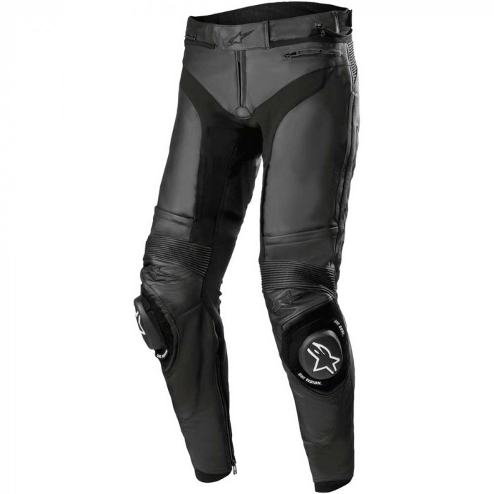 Мотобрюки кожаные Alpinestars Short Missile v3 – Спортивная защита для трека и города
