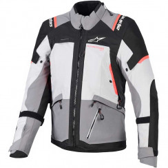 Мотокуртка женская Alpinestars Andes v4 Drystar Woman Jacket, серо-красный