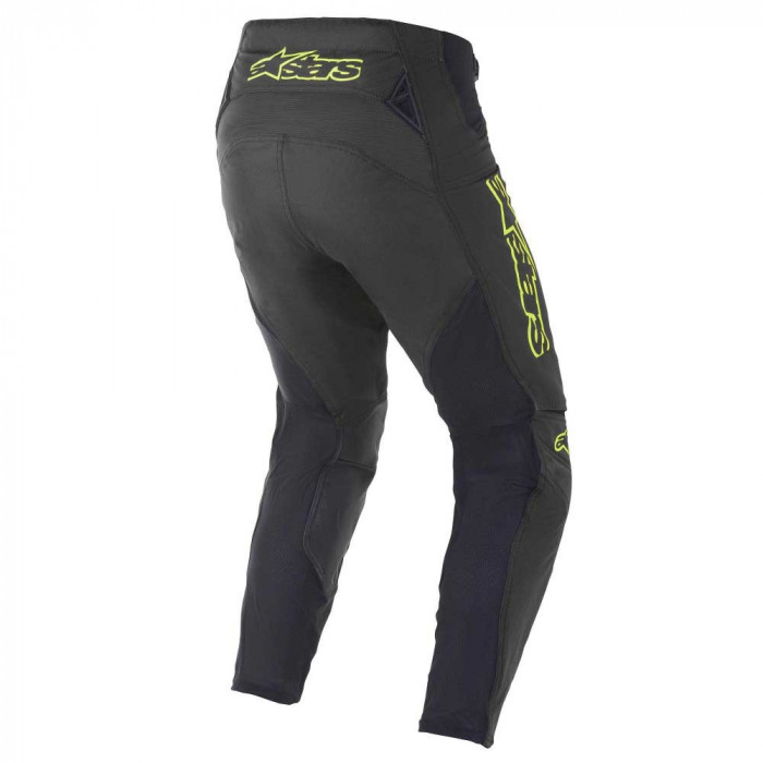 Мотобрюки кроссовые Alpinestars TECHSTAR FACTORY PANTS, черно-желтый