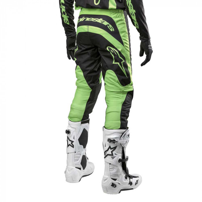 Мотобрюки кроссовые Alpinestars Fluid Lurv, черно-желтый