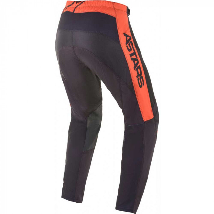 Мотобрюки кроссовые Alpinestars FLUID TRIPPLE PANTS, черно-оранжевый