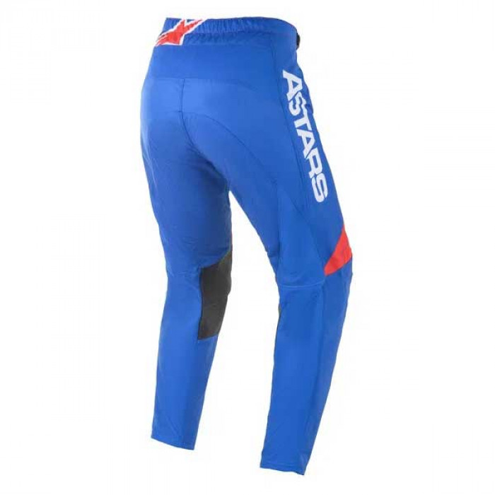 Мотобрюки кроссовые Alpinestars FLUID SPEED PANTS, сине-ярко-красный