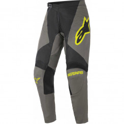 Мотобрюки кроссовые Alpinestars FLUID SPEED PANTS, темно-серо-желтый