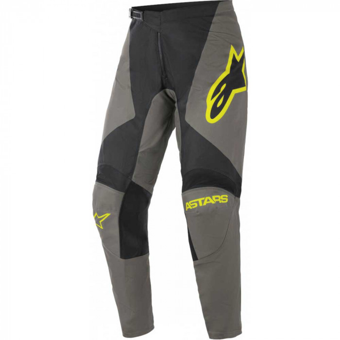 Мотобрюки кроссовые Alpinestars FLUID SPEED PANTS, темно-серо-желтый