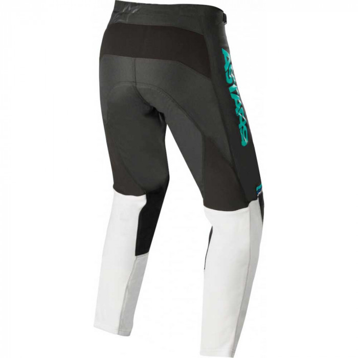 Мотобрюки кроссовые Alpinestars FLUID SPEED PANTS, антрацит-светло-серый-голубой