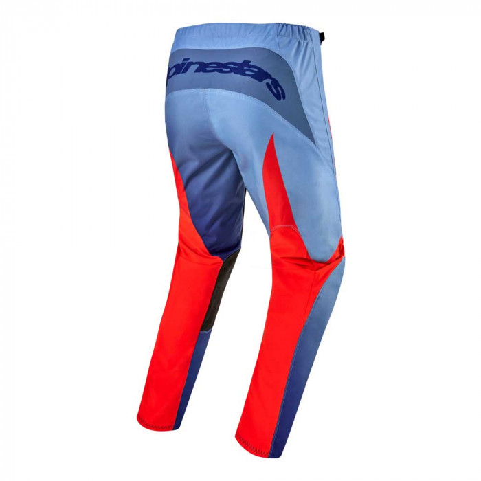 Мотобрюки кроссовые Alpinestars Fluid Lucent, Сине-оранжевый