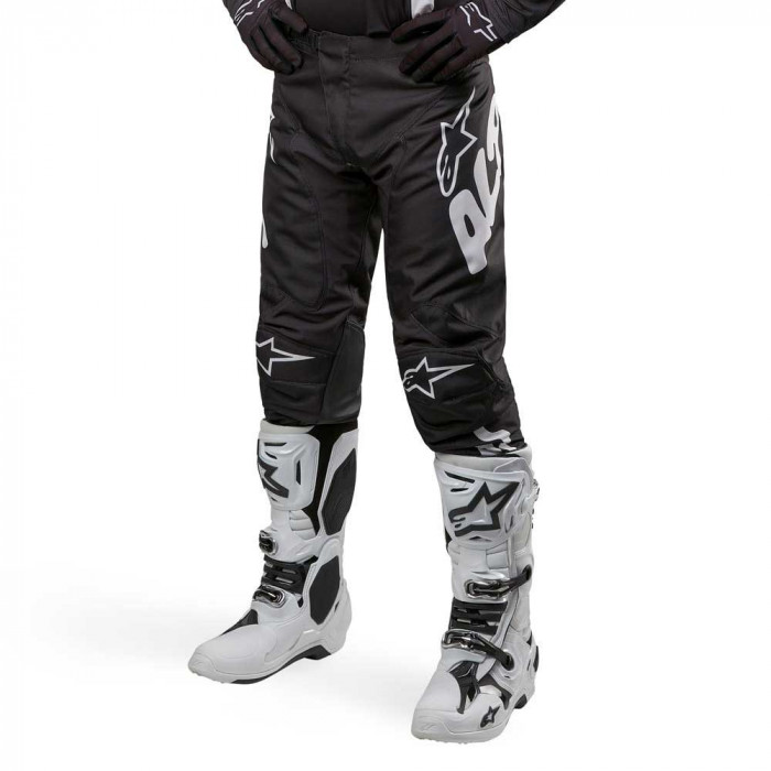 Мотобрюки кроссовые Alpinestars Racer Hana, черно-белый