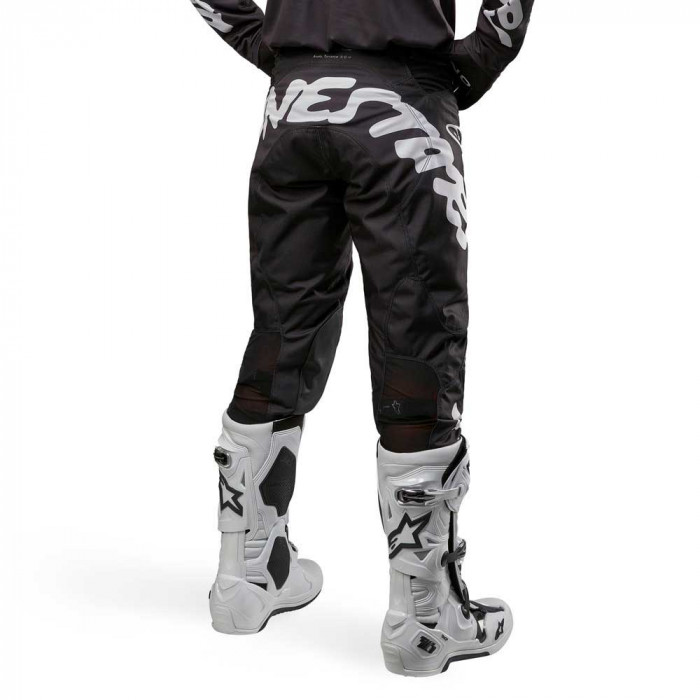 Мотобрюки кроссовые Alpinestars Racer Hana, черно-белый