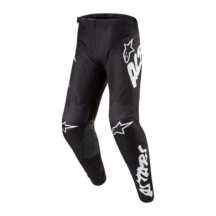 Мотобрюки кроссовые Alpinestars Racer Hana, черно-белый