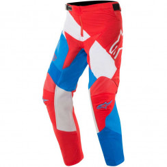Мотобрюки кроссовые Alpinestars YOUTH RACER VENOM PANTS, красно-бело-синий