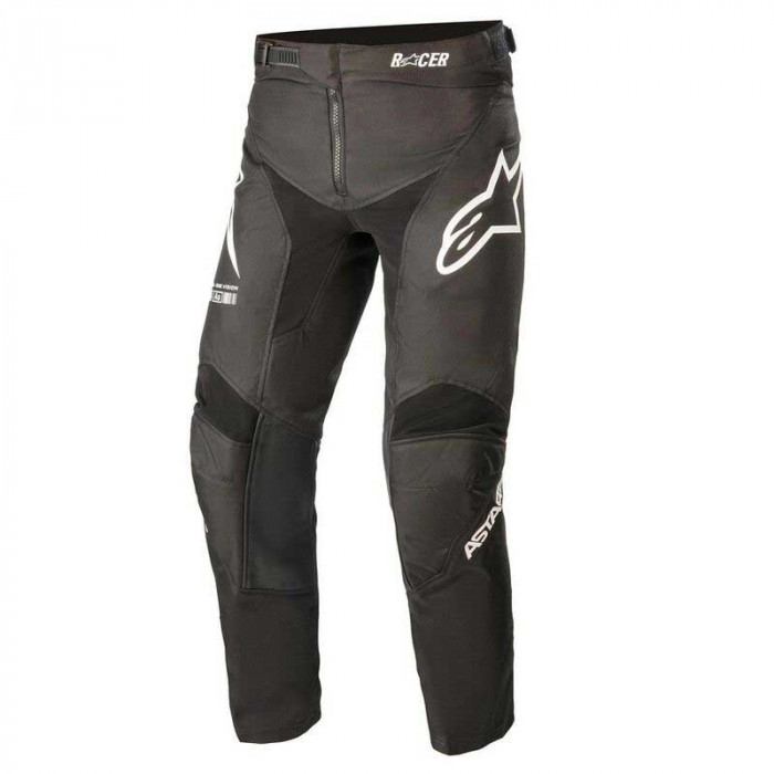 Мотобрюки кроссовые Alpinestars YOUTH RACER BRAAP PANTS, черно-белый