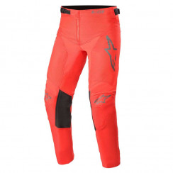 Мотобрюки кроссовые Alpinestars YOUTH RACER COMPASS PANTS, красно-антрацитовый