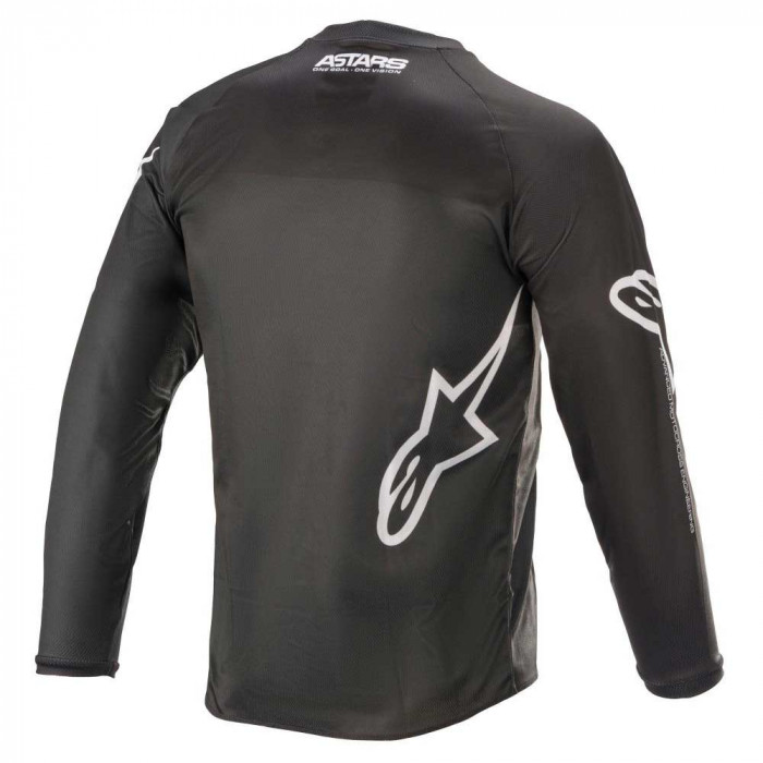 Джерси детская Alpinestars YOUTH RACER BRAAP JERSEY, антрацитово-черно-белый