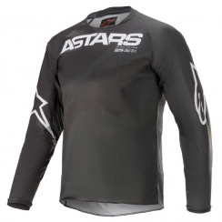 Джерси детская Alpinestars YOUTH RACER BRAAP JERSEY, антрацитово-черно-белый