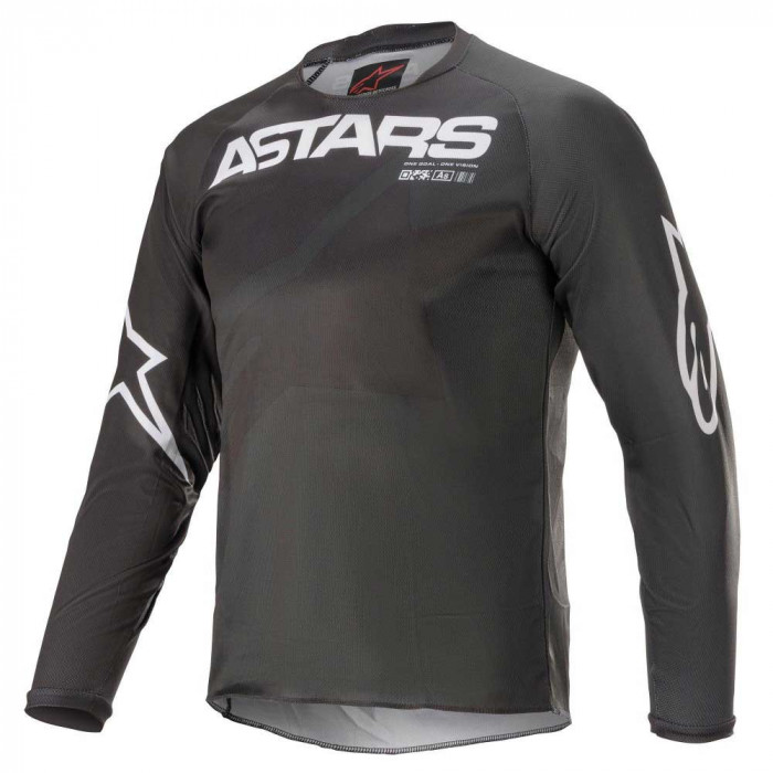 Джерси детская Alpinestars YOUTH RACER BRAAP JERSEY, антрацитово-черно-белый