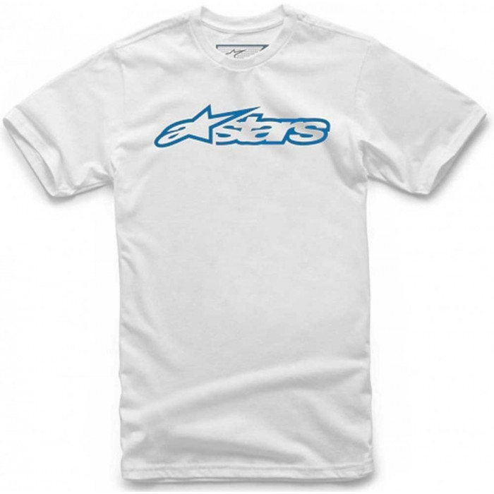 Футболка Alpinestars JUVY BLAZE TEE, бело-синий, размер 4
