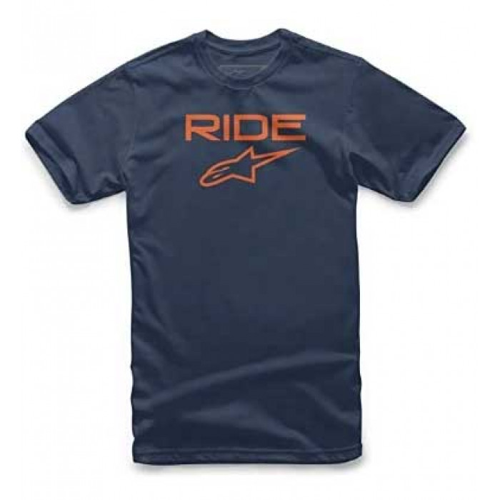 Футболка Alpinestars JUVY RIDE 2.0 TEE, Сине-оранжевый, размер 5.6