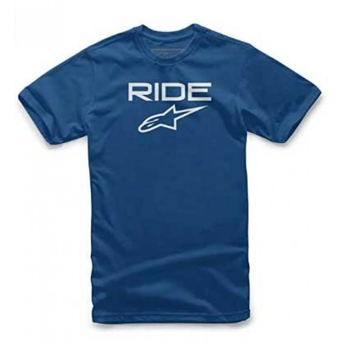 Футболка Alpinestars JUVY RIDE 2.0 TEE, темно-сине-розово-белый, размер 4