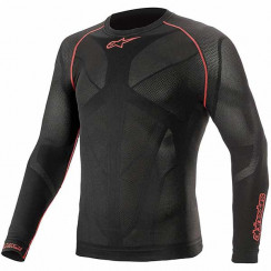 Tермокофта Alpinestars RIDE TECH V2 TOP LONG SLEEVE SUM, черно-красный
