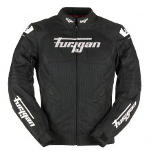 [FURYGAN] Мотокуртка ATOM VENTED EVO текстиль, цвет Черный/Белый, Размер XL