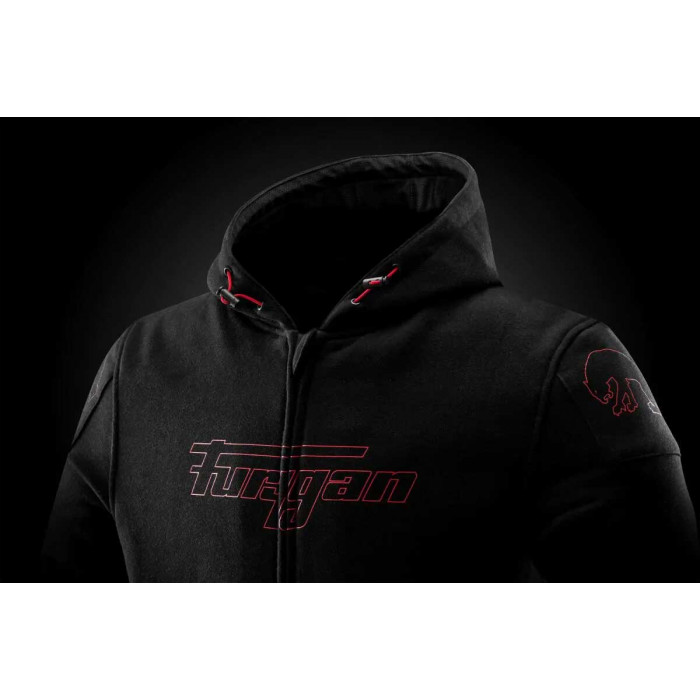 Мотокуртка Furygan LIVIO X Kevlar текстиль, цвет Черный/Красный