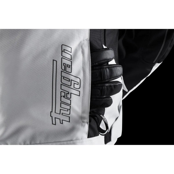 Мотокуртка Furygan BROOKS текстиль, цвет Черный/Белый/Серый, Размер S