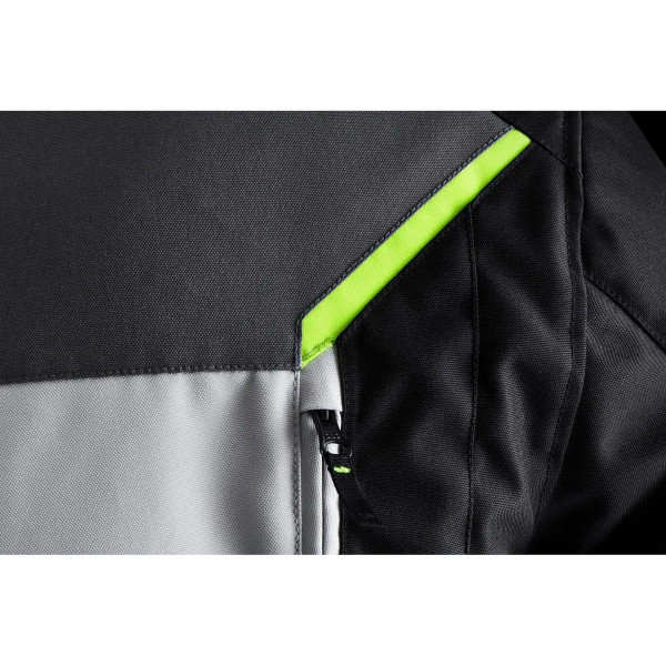 Мотокуртка Furygan BROOKS текстиль, цвет Черный/Белый/Серый, Размер S