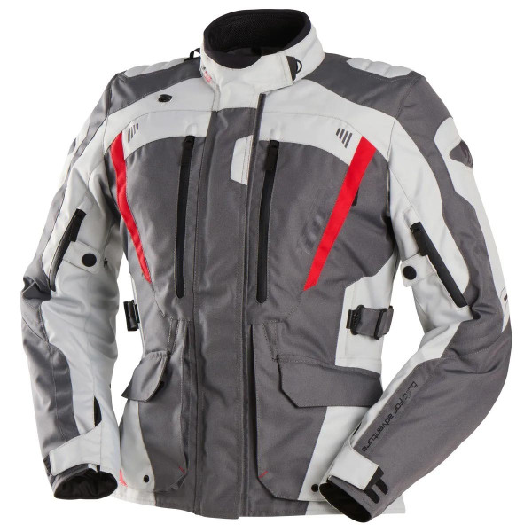 Мотокуртка Furygan APALACHES EVO текстиль, цвет Серый/Белый/Красный, Размер S