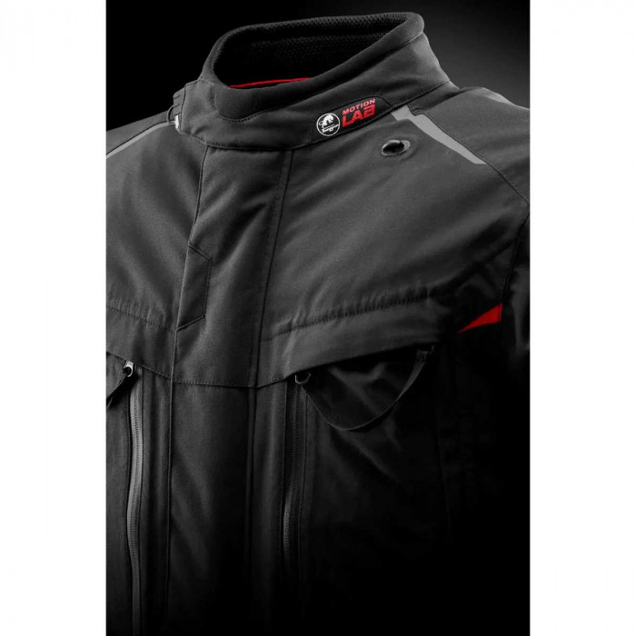 Мотокуртка Furygan CHALLENGER 3C PRIMALOFT® текстиль, цвет Черный/Красный