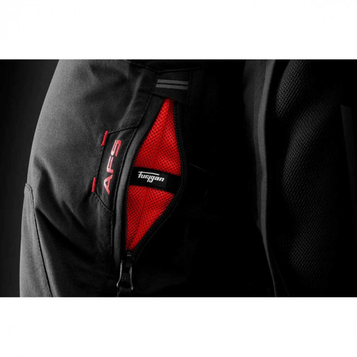 Мотокуртка Furygan CHALLENGER 3C PRIMALOFT® текстиль, цвет Черный/Красный