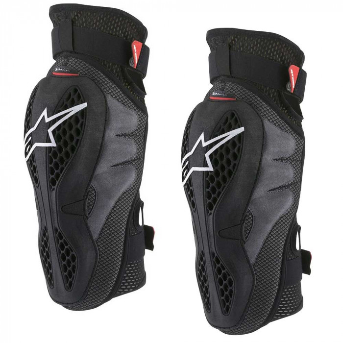 Мотозащита колена Alpinestars SEQUENCE KNEE PROTECTOR, черно-красный