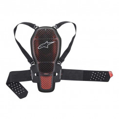 Мотозащита Alpinestars NUCLEON KR-1 CELL BACK, дымчато-черно-красный