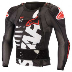 Защита тела Alpinestars SEQUENCE PROTECTION JACKET LONG SLEEVE, черно-бело-красный
