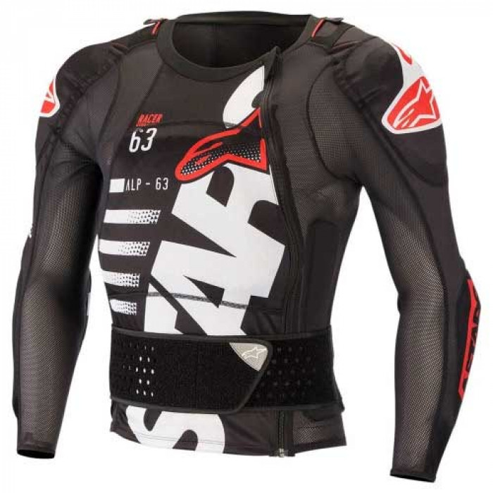 Защита тела Alpinestars SEQUENCE PROTECTION JACKET LONG SLEEVE, черно-бело-красный