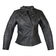 [RUSH] Мотокуртка женская SANDORA кожа, цвет Черный, Размер XL